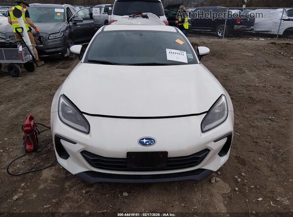 JF1ZDBF17N8700801 2022 SUBARU BRZ White Widok zestawu wskaźników