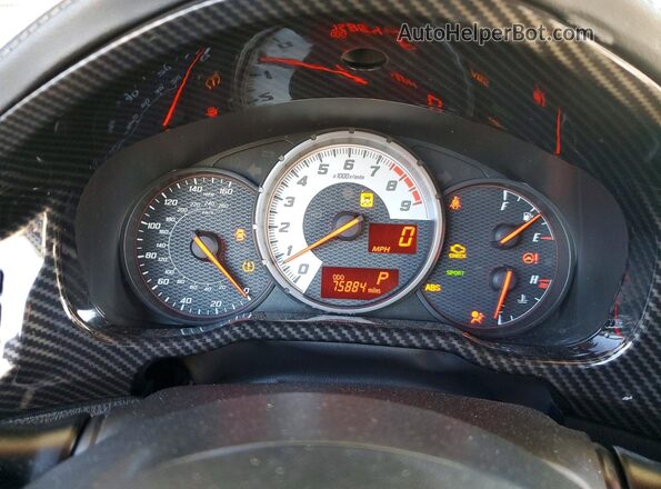 JF1ZNAA14J8701784 2018 TOYOTA 86 Blue ხელსაწყოთა პანელის ხედი