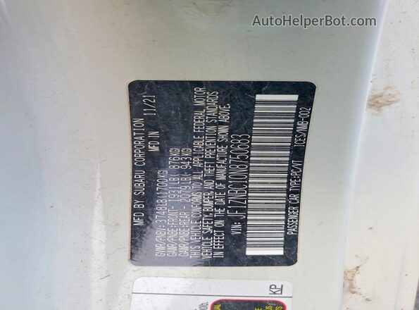 JF1ZNBC10N8750683 2022 TOYOTA GR White Vista del compartimento del motor