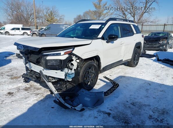 JF2BUPDD6TY451556 2026 SUBARU OUTBACK White Առջևի ձախ երեք քառորդ տեսարան