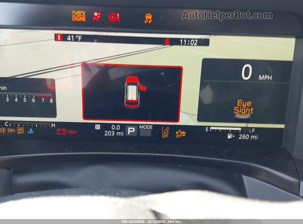JF2BUPDD6TY451556 2026 SUBARU OUTBACK White Հետևի նստատեղերի տեսք