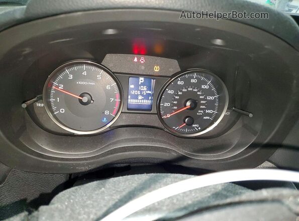 JF2GPABC9G8230916 2016 SUBARU CROSSTREK Green ხელსაწყოთა პანელის ხედი