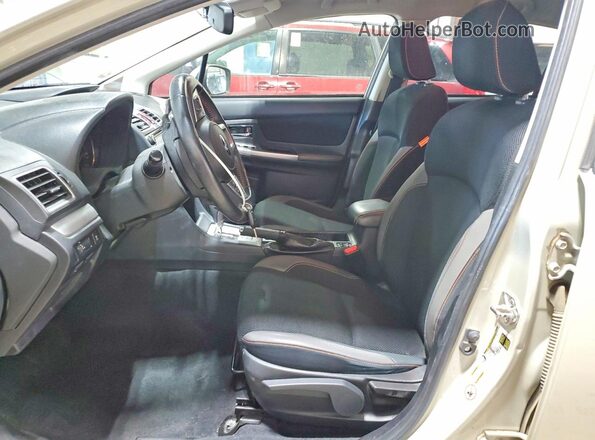 JF2GPABC9G8230916 2016 SUBARU CROSSTREK Green წინა სალონის ხედი