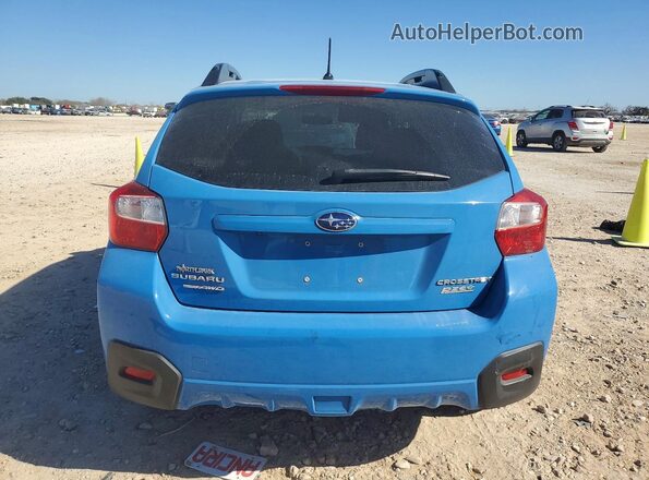 JF2GPABC9G8285219 2016 SUBARU CROSSTREK Синий Вид сзади