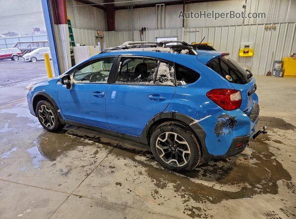 JF2GPABCXG8343824 2016 SUBARU CROSSTREK Синий Задняя левая четверть