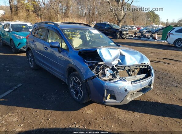 JF2GPADC2G8275791 2016 SUBARU CROSSTREK Blue Front view