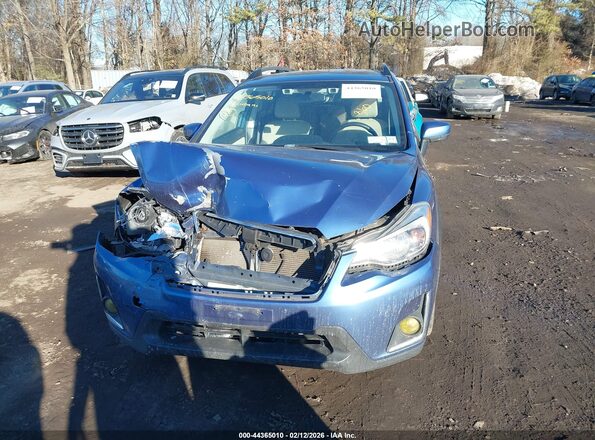 JF2GPADC2G8275791 2016 SUBARU CROSSTREK Blue Instrument cluster view