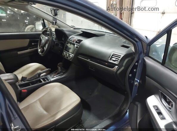JF2GPALC2G8226897 2016 SUBARU CROSSTREK Blue Front interior view