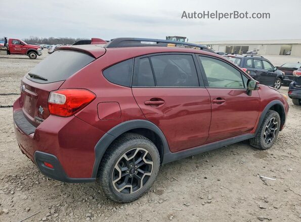JF2GPALC9H8211718 2017 SUBARU CROSSTREK Red Задня права чверть