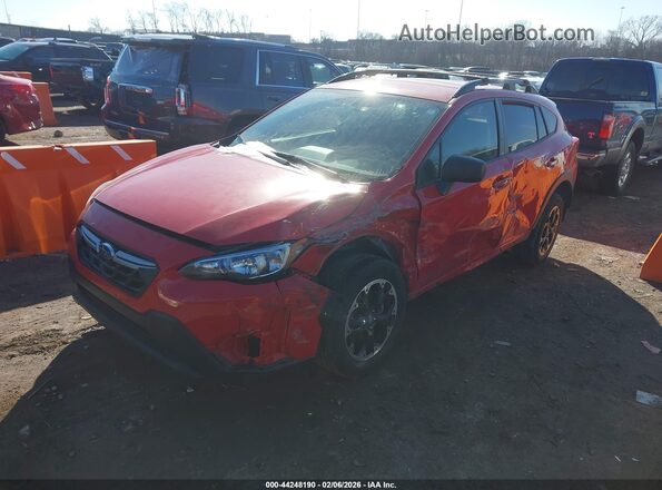 JF2GTAACXP9329526 2023 SUBARU CROSSTREK Red Передня ліва чверть