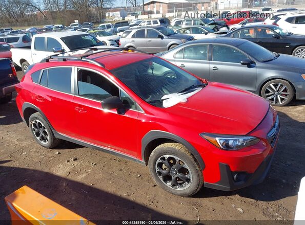 JF2GTAACXP9329526 2023 SUBARU CROSSTREK Red Вид задньої частини салону