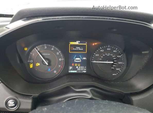 JF2GTABC1KH334269 2019 SUBARU CROSSTREK Бордовый 