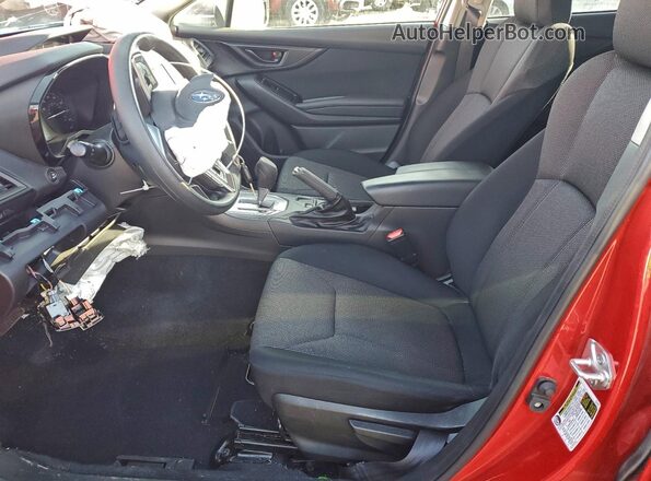 JF2GTABCXPH314061 2023 SUBARU CROSSTREK Red Вид салону спереду
