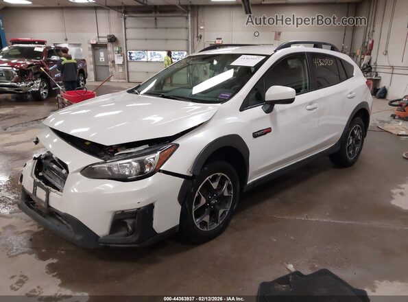 JF2GTACC9KH381192 2019 SUBARU CROSSTREK Белый Передняя левая четверть