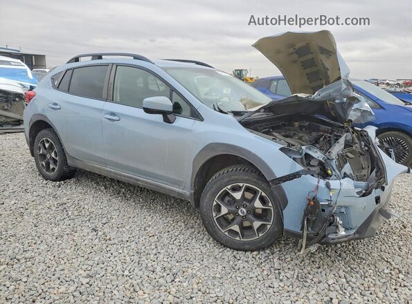 JF2GTADC9J8204994 2018 SUBARU CROSSTREK Blue Delantero derecho