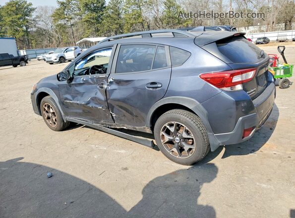 JF2GTADCXJH244002 2018 SUBARU CROSSTREK Gray Trasero izquierdo
