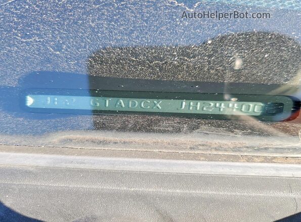 JF2GTADCXJH244002 2018 SUBARU CROSSTREK Gray Vista de la etiqueta del VIN