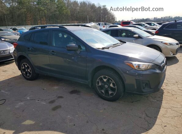 JF2GTADCXJH244002 2018 SUBARU CROSSTREK Gray Delantero derecho