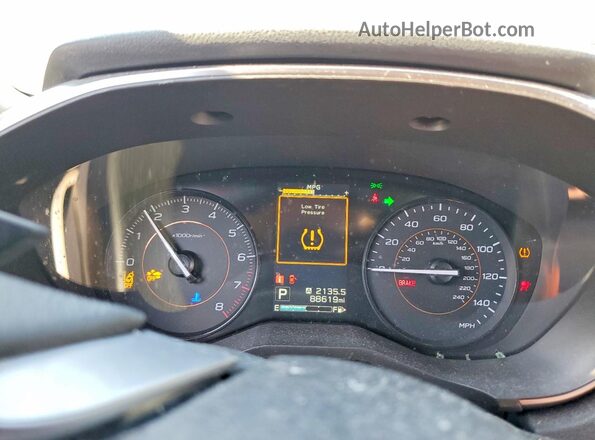 JF2GTADCXJH244002 2018 SUBARU CROSSTREK Gray Vista del cuadro de instrumentos