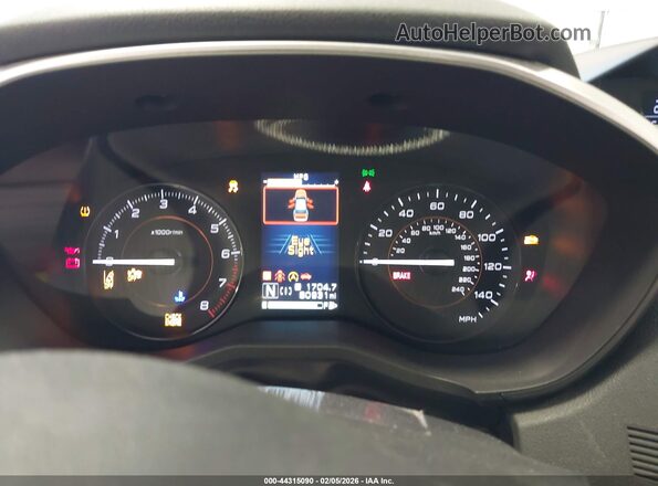 JF2GTAEC8M8292780 2021 SUBARU CROSSTREK Серебряный Вид задних сидений