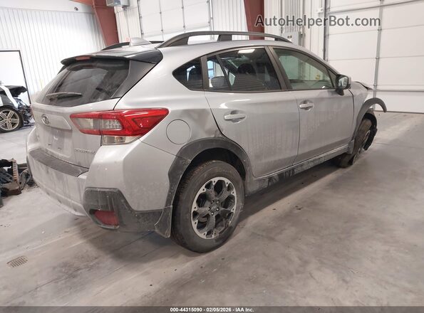 JF2GTAEC8M8292780 2021 SUBARU CROSSTREK Серебряный Задняя правая четверть
