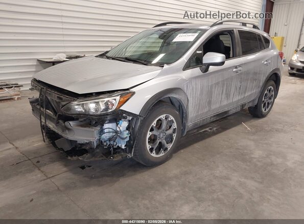 JF2GTAEC8M8292780 2021 SUBARU CROSSTREK Серебряный Передняя левая четверть