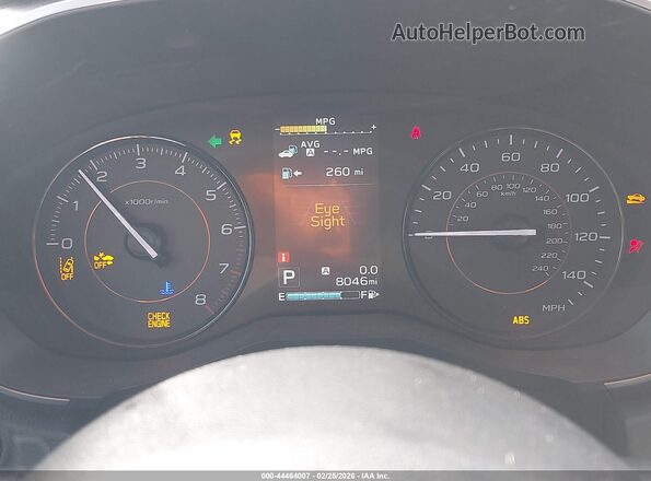 JF2GTAECXNH224238 2022 SUBARU CROSSTREK White Widok tylnych siedzeń