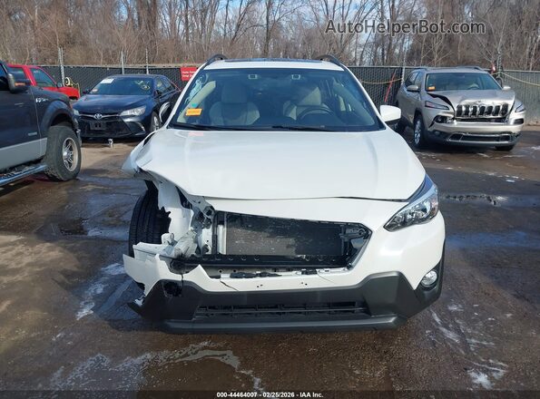 JF2GTAECXNH224238 2022 SUBARU CROSSTREK White Widok zestawu wskaźników