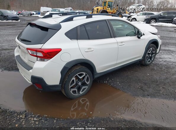 JF2GTAMC0J8253503 2018 SUBARU CROSSTREK White Trasero derecho