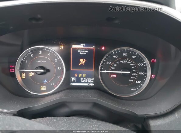 JF2GTAMC0J8253503 2018 SUBARU CROSSTREK White Vista de los asientos traseros