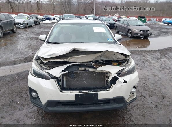 JF2GTAMC0J8253503 2018 SUBARU CROSSTREK White Vista del cuadro de instrumentos