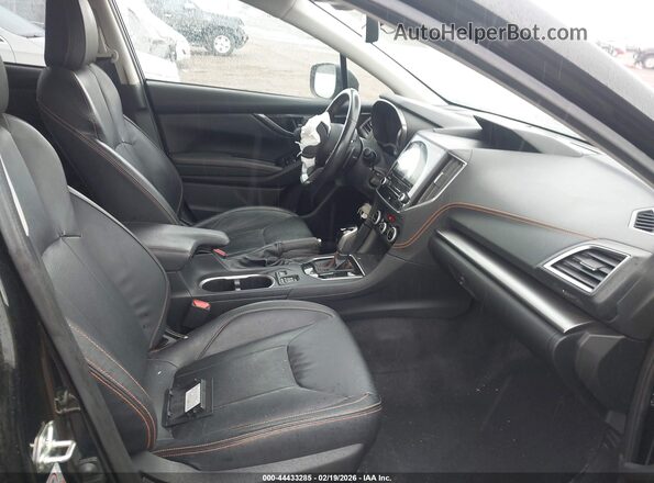 JF2GTAMC3KH297514 2019 SUBARU CROSSTREK Black წინა სალონის ხედი