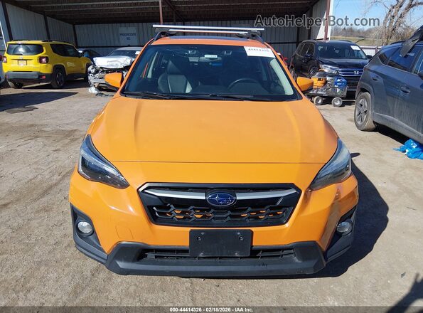 JF2GTANC1KH271573 2019 SUBARU CROSSTREK Orange Instrument cluster view