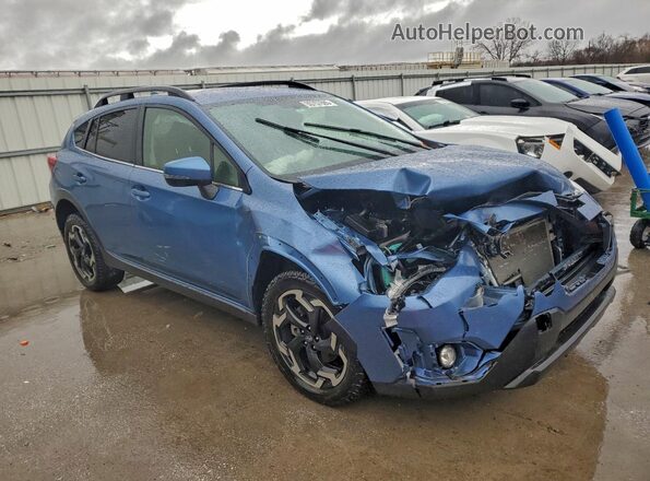 JF2GTHMC2PH220827 2023 SUBARU CROSSTREK Blue Delantero derecho