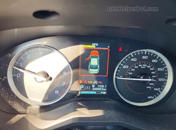 JF2GTHMC3P8211716 2023 SUBARU CROSSTREK Silver Widok zestawu wskaźników
