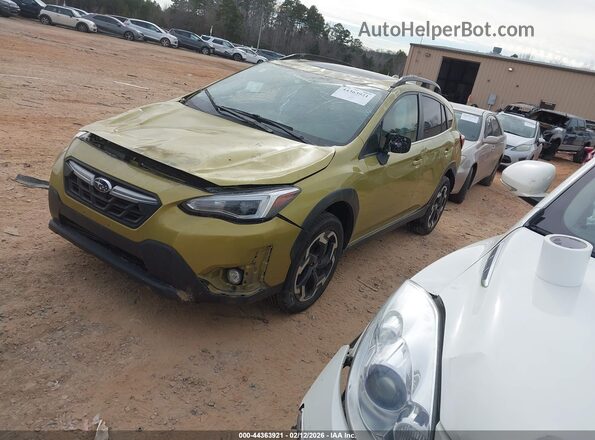 JF2GTHMC5PH241445 2023 SUBARU CROSSTREK Green წინა მარცხენა ხედი სამი მეოთხედიდან
