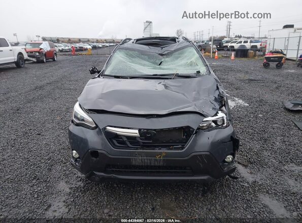 JF2GTHNC1NH223682 2022 SUBARU CROSSTREK Gray Instrument cluster view
