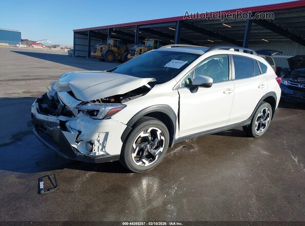 JF2GTHNC3N8210416 2022 SUBARU CROSSTREK White Vista tres cuartos delantera izquierda