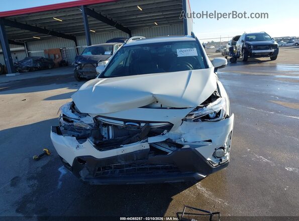 JF2GTHNC3N8210416 2022 SUBARU CROSSTREK White Vista del cuadro de instrumentos