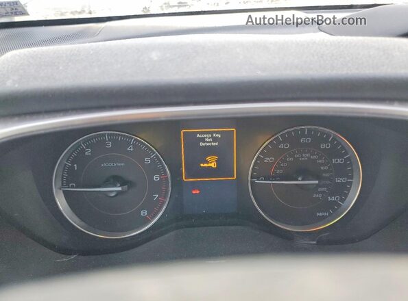 JF2GTHNC3N8238149 2022 SUBARU CROSSTREK Серебряный Вид щитка приборов