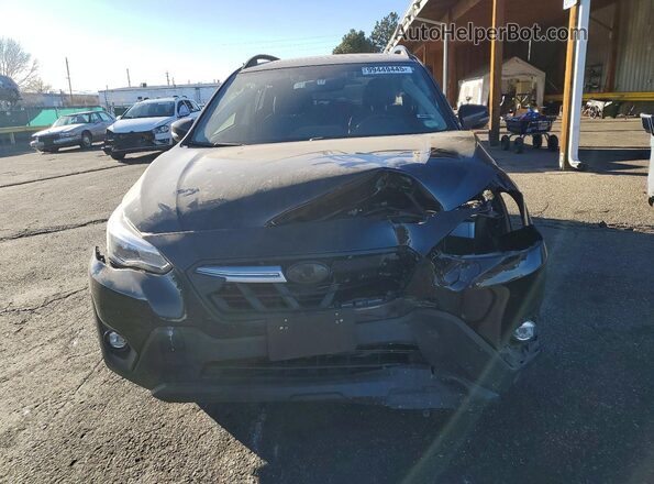 JF2GTHNC7NH227185 2022 SUBARU CROSSTREK Black Widok z przodu