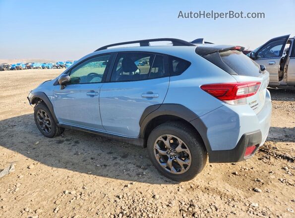 JF2GTHSC3NH204572 2022 SUBARU CROSSTREK Blue Trasero izquierdo