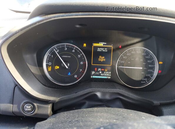 JF2GTHSCXPH245722 2023 SUBARU CROSSTREK Charcoal Սարքավորումների վահանակի տեսք