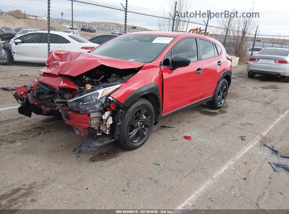 JF2GUABC6SH264426 2025 SUBARU CROSSTREK Red Передня ліва чверть