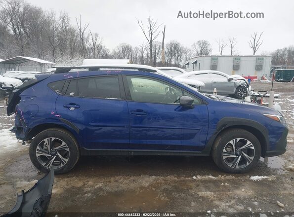 JF2GUADC0R8266258 2024 SUBARU CROSSTREK Blue Սալոնի 360 աստիճան տեսք