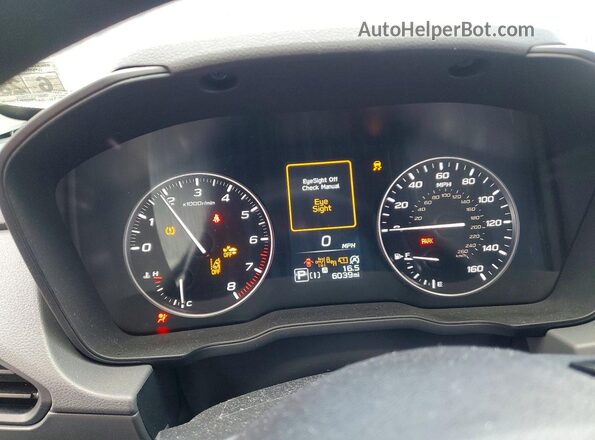 JF2GUADC5RH227097 2024 SUBARU CROSSTREK Black Instrument cluster view