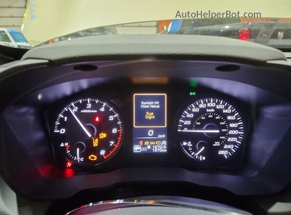 JF2GUHBC4T8202050 2026 SUBARU CROSSTREK Желто-коричневый Вид щитка приборов