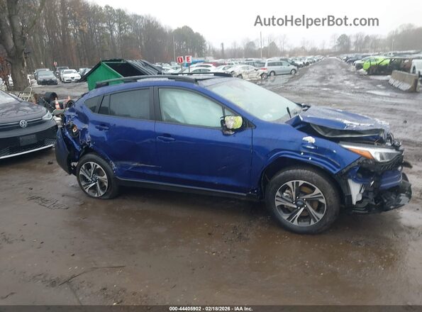 JF2GUHDC4SH253558 2025 SUBARU CROSSTREK Blue Instrument cluster view