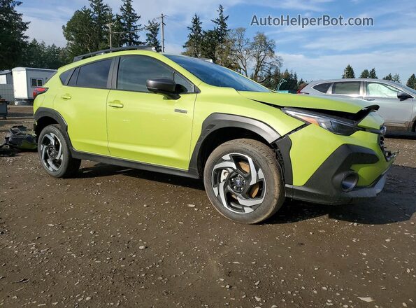 JF2GUSND9T8219735 2026 SUBARU CROSSTREK Green Передня права чверть