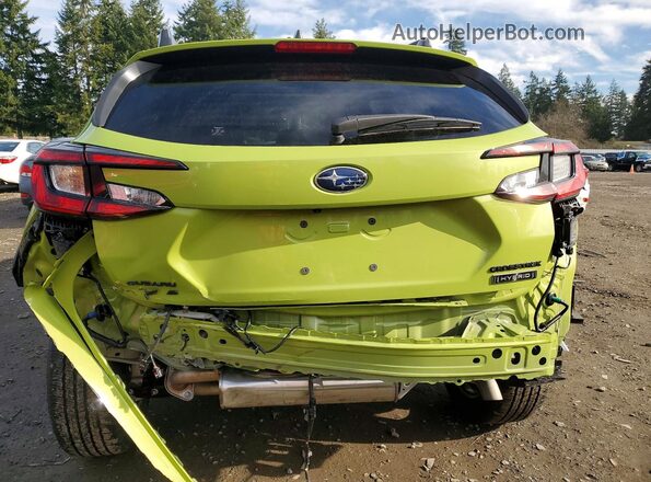 JF2GUSND9T8219735 2026 SUBARU CROSSTREK Green Вид ззаду